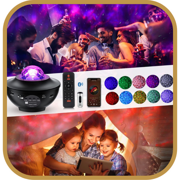 LED Projektor für Party, Gaming oder für die Kinder von Pazzado